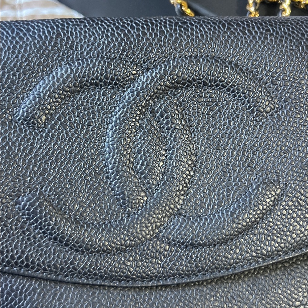 ๐ WOC caviar CC Chanel Black Leather RARE - Picture 14 of 16